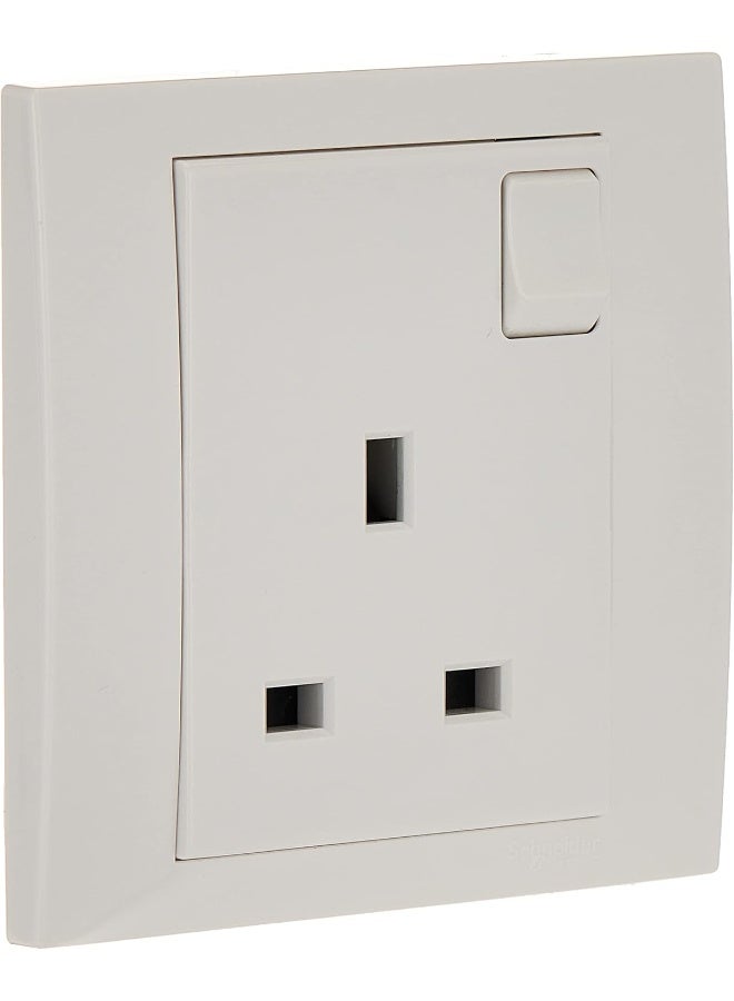 Schneider Electric Schneider Electric Vivace 1 Gang Socket 13A 250V White Kb15 - Image 1