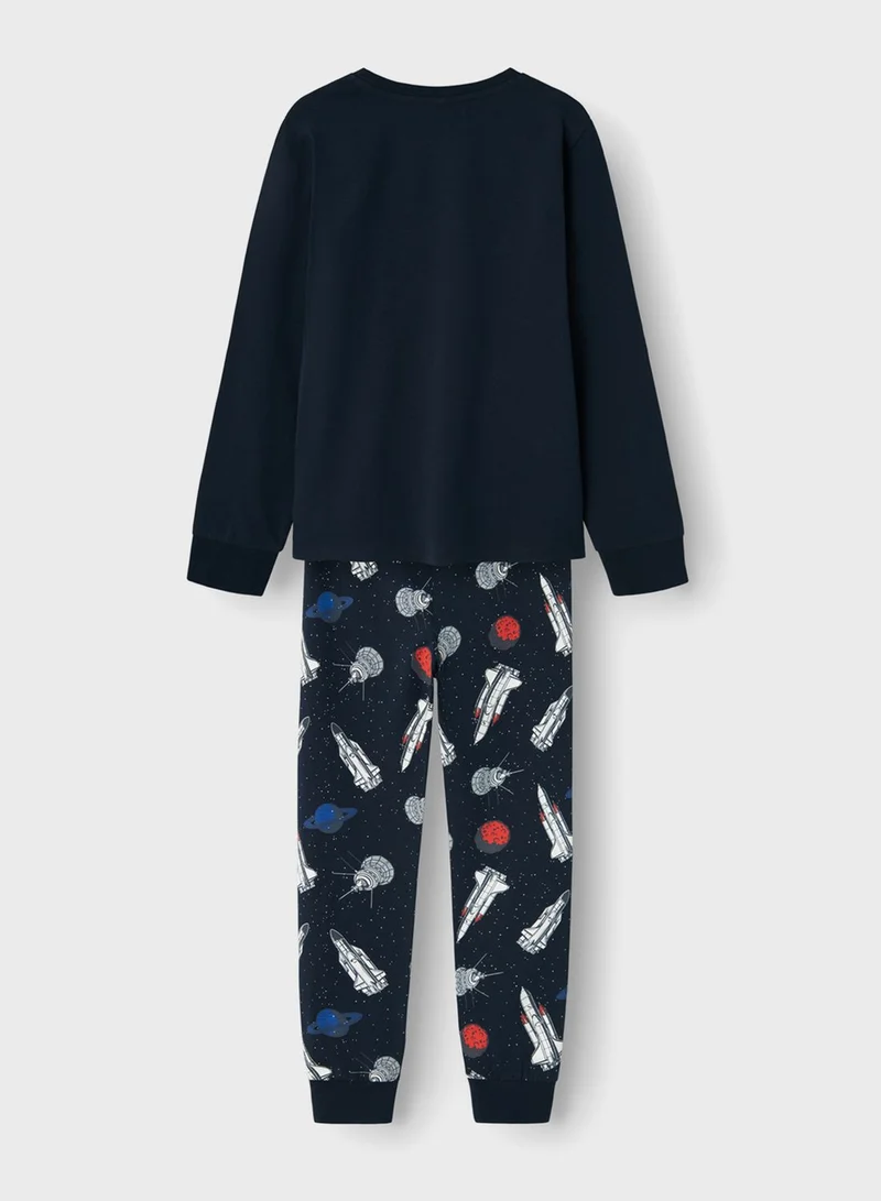 NAME IT Kids Graphic T-Shirt & Pants Sets
