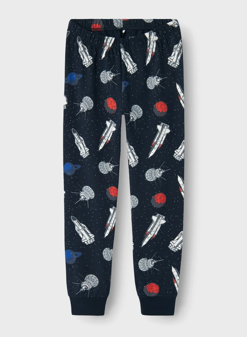 NAME IT Kids Graphic T-Shirt & Pants Sets