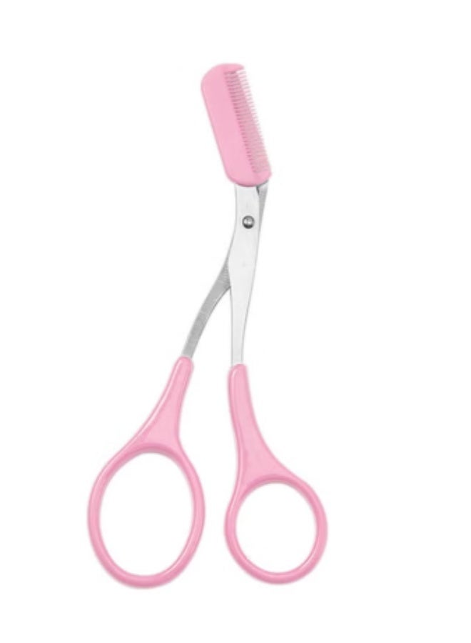Precision   Eyebrow Trimming Scissors with Curved Blades – Professional Grooming Tool for Safe, Clean, and Effortless Eyebrow Shaping and Facial Hair Trimming - Image 2