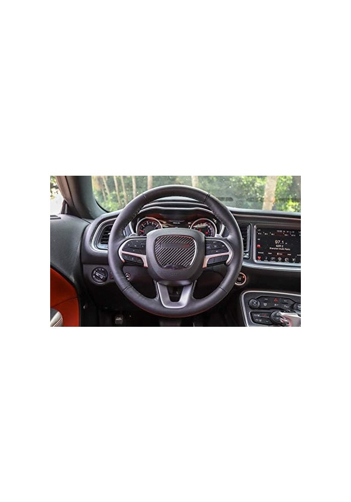 Wivplex Steering Wheel Center Decoration Sticker for Dodge Challenger - Image 2