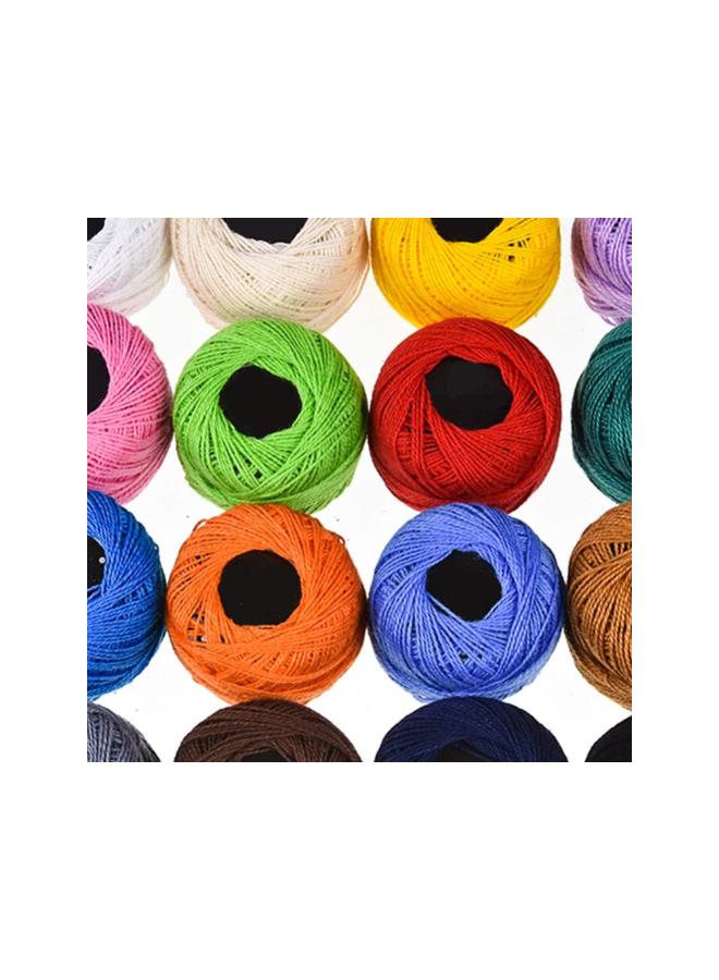 klarako 16 Roll Embroidery Floss Friendship Bracelet String Solid Color Cross Stitch Embroidery Wool Cotton Thread for Machine and Hand - Image 3