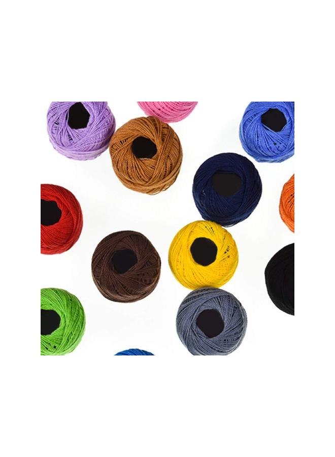 klarako 16 Roll Embroidery Floss Friendship Bracelet String Solid Color Cross Stitch Embroidery Wool Cotton Thread for Machine and Hand - Image 5