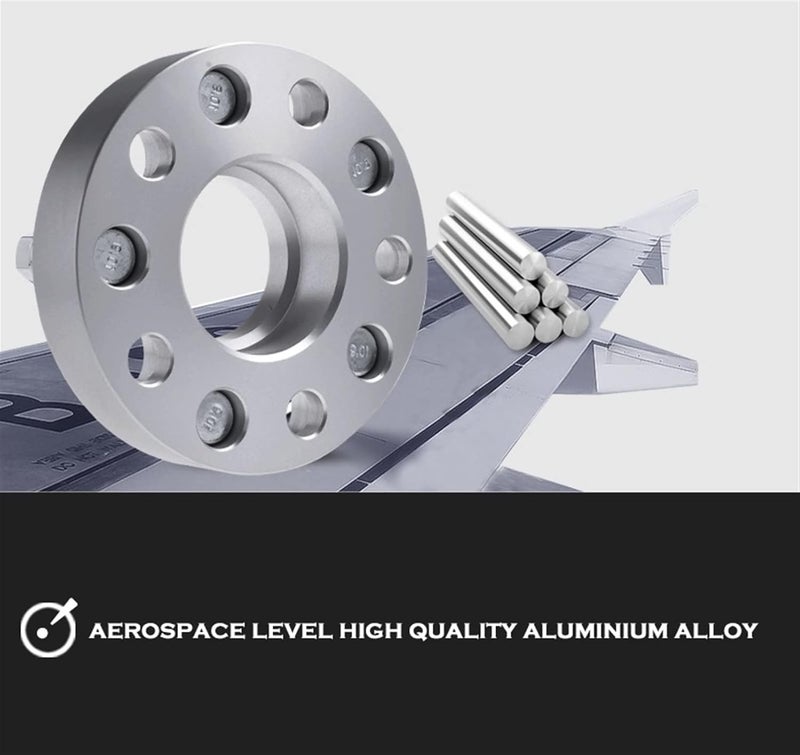 Wivplex 25mm Silver Wheel Spacer for Mercedes-Benz and BMW - Image 5
