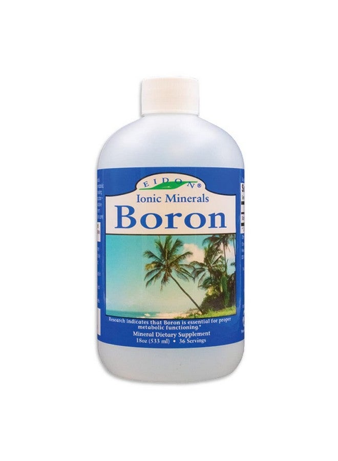 إيدون آيونك مينيرالز قطرات البورون السائلة من Eidon - مكمل غذائي من معدن البورون الأيوني، عنصر أساسي لدعم صحة الدماغ والعظام، متوفر بيولوجيًا، بدون مواد حافظة أو إضافات - 18 أونصة - Image 1