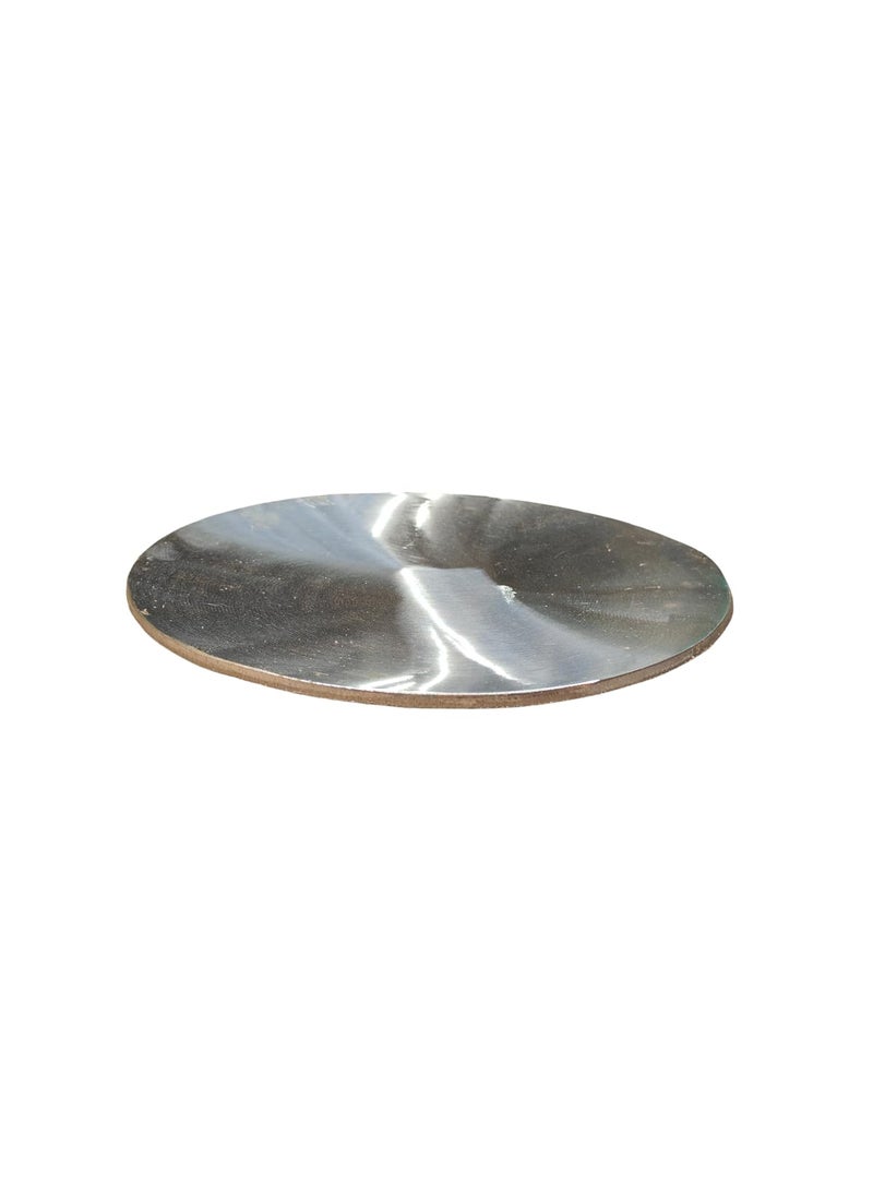 AS A S Pure Iron White Heavy Weight 12 MM Aloo tikki tawa bhalla tawa 2 inch deep 16 inch  - Image 1