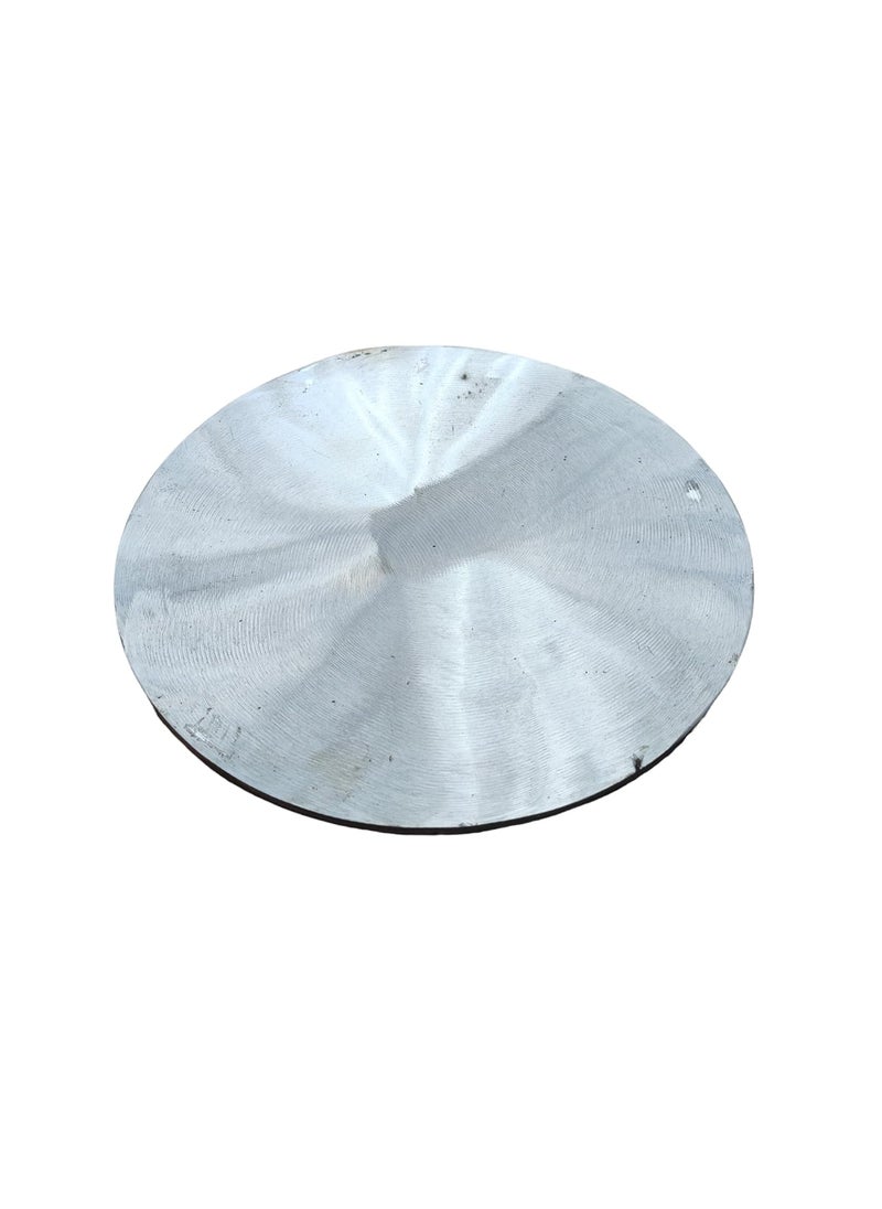 AS A S Pure Iron White Heavy Weight 12 MM Aloo tikki tawa bhalla tawa 2 inch deep 16 inch  - Image 2