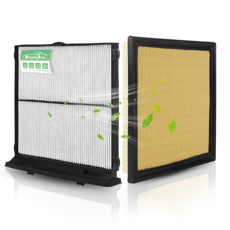 StaunchAuto Engine & Cabin Air Filter Set for Subaru Forester 2.5L 2026 2025 2024 2023 2022 2021 2020 2019 Air filter for Car Replacement 72880-FL000 16546AA16A Automotive Accessories-2 Pack - Image 1