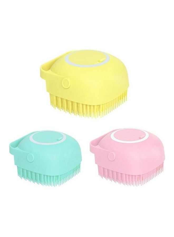Loquat 3-Piece Massage Bath Brush Multicolour 5.7cm - Image 1