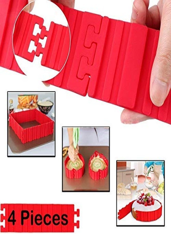 BLAPOXE nonstick 4PCS Silicone Cake Mold Cake Pan Magic Bake Snake DIY Baking Mould Tools - Design Your Cakes Any Shape - Image 2