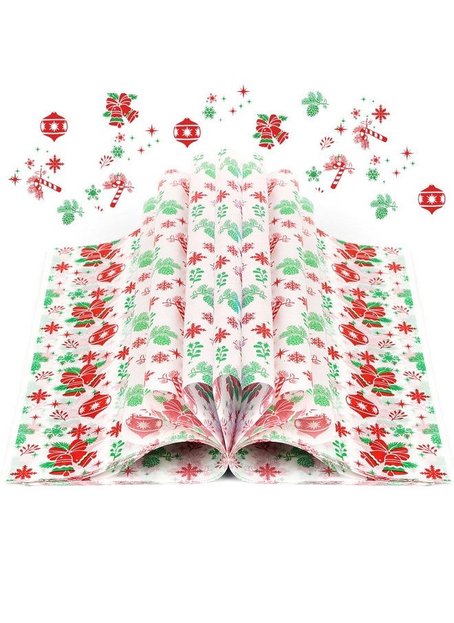 DERAYEE DERAYEE Christmas Wax Paper for Food, 100 PCS Deli Paper Sheets Sandwich Cookie Wrap Paper Baking Basket Liners for Xmas Home Kitchen Party Food Supplies  - Image 1