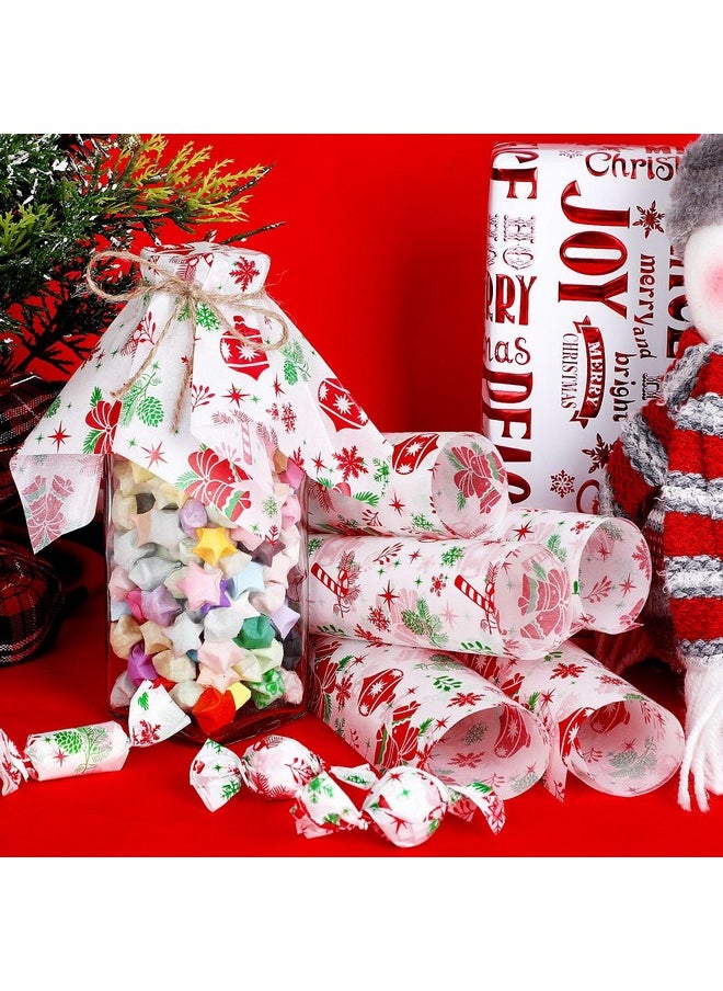 DERAYEE DERAYEE Christmas Wax Paper for Food, 100 PCS Deli Paper Sheets Sandwich Cookie Wrap Paper Baking Basket Liners for Xmas Home Kitchen Party Food Supplies  - Image 5