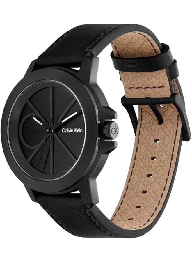 CALVIN KLEIN Multifunction Quartz analog Watch Leather Bracelet - Image 3