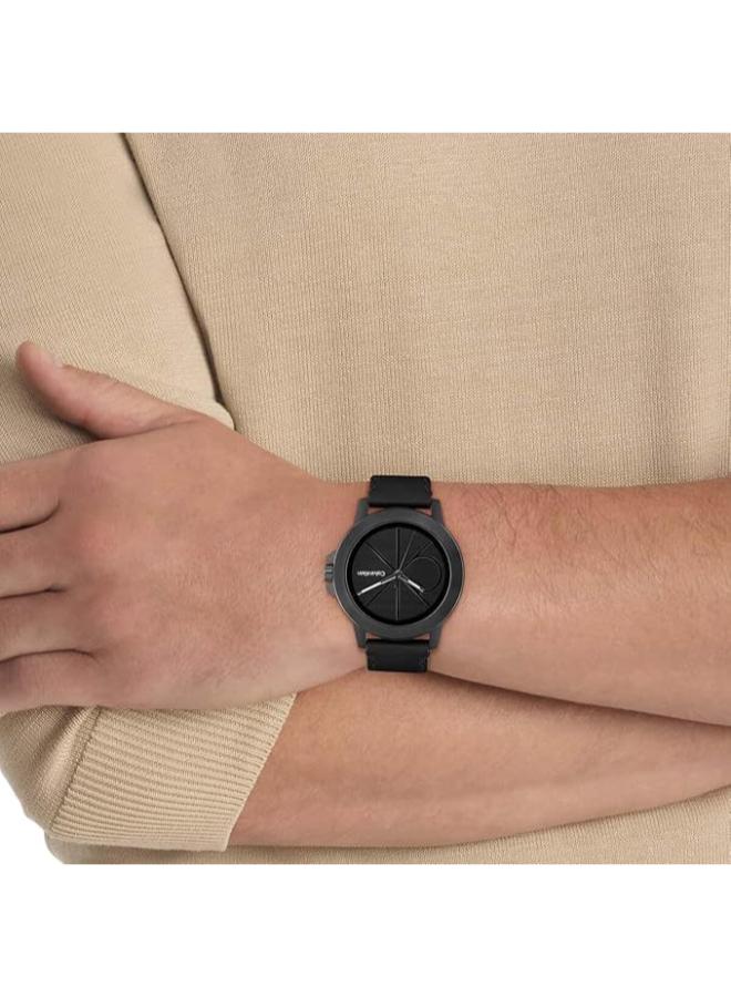 CALVIN KLEIN Multifunction Quartz analog Watch Leather Bracelet - Image 4