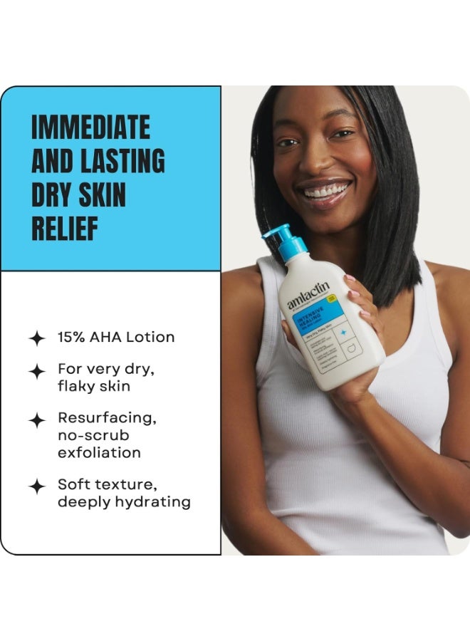 AmLactin Intensive Healing Body Lotion For Dry Skin – 7.9 oz Pump Bottles (Twin Pack) – 2-in-1 Exfoliator And Moisturizer With Ceramides And 15% Lactic Acid For 24-Hour Relief From Dry Skin - Image 3