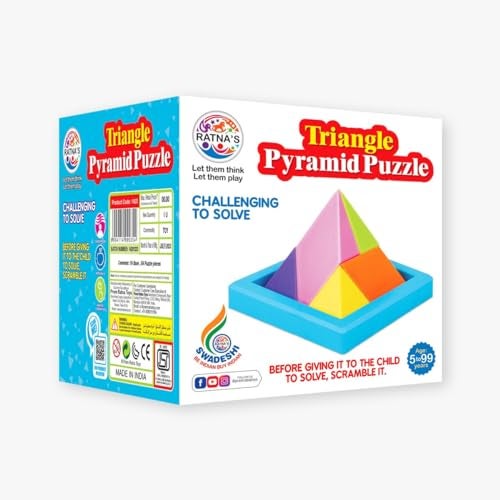 RATNA'S Pyramid Puzzle, Multicolour - Image 1