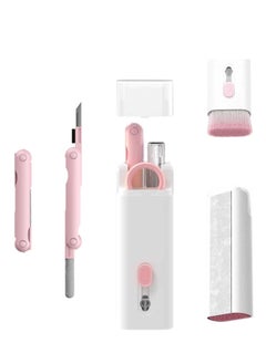 Laptop Cleaner, 7 in 1 Keyboard Cleaner Set, Computer MacBook Earphone Cleaning Kit, Tablet and Screen Dust Brush Including Soft Sweep, Swipe, 3 in 1 Airpod Cleaner Pen, Key Puller and Spray Bottle