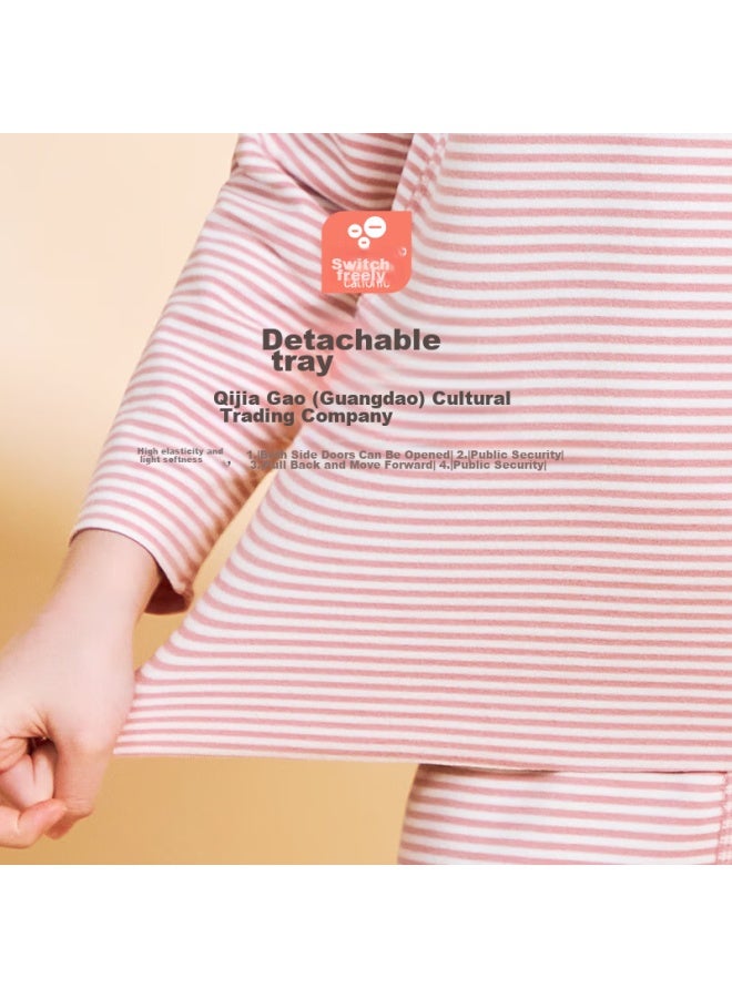 Yuzhaolin Children's Autumn Underwear Set, Boys' And Girls' Thermal Underwear For Fall And Winter, Seamless Base Layer Sleepwear For Toddlers And Older Children - Image 3