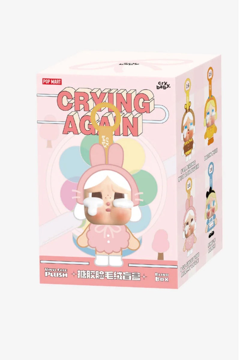 POP MART Crybaby Tears Factory Series - Vinyl face Plush Blind Box, Crybaby Blind Box Figures, Random Design Action Figures Collectible Toys Home Decorations, Holiday Birthday Gifts, Single Box - Image 1
