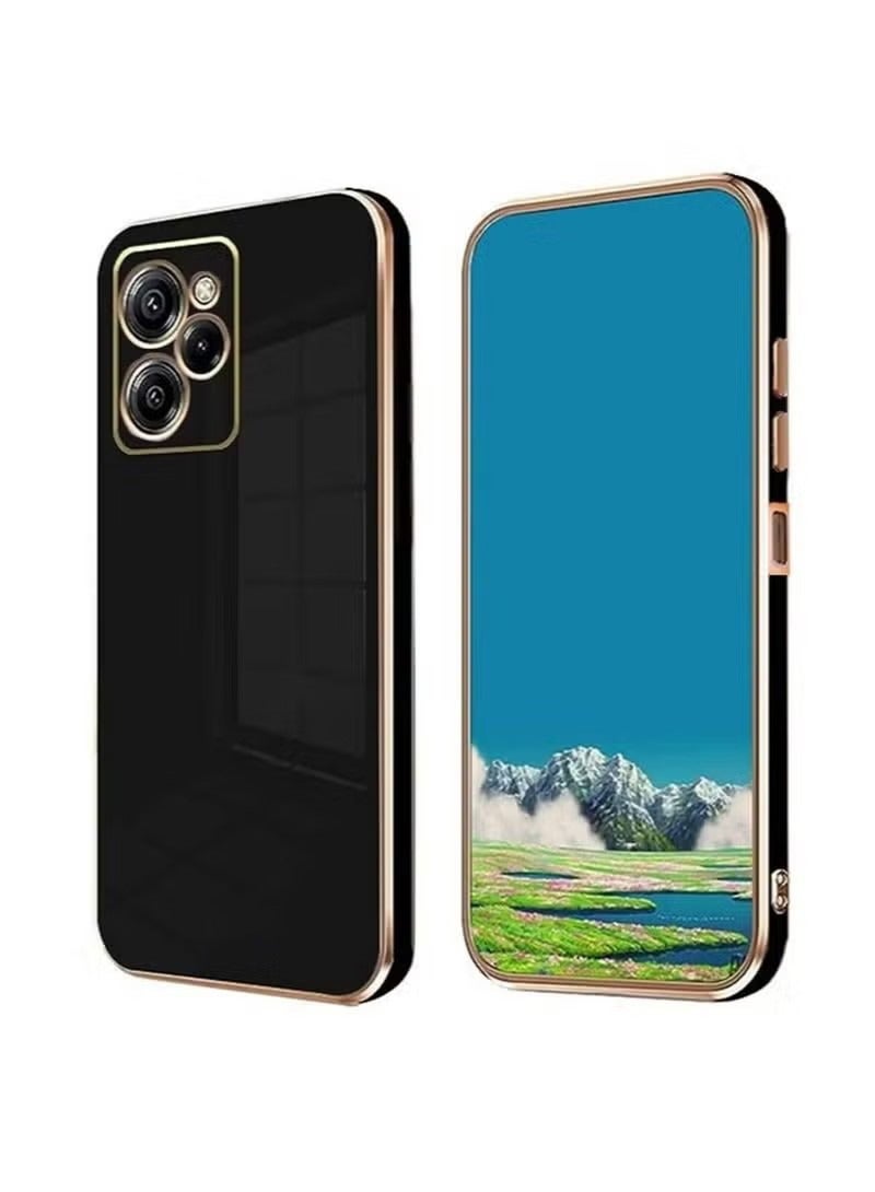 Xinli Compatible with Xiaomi Poco X5 Pro Case Silicone with Camera Protection, Poco X5 Pro Phone Case Shockproof for Women Men Anti-Scratch Ultra Thin Plating Electroplate Soft Case - Image 1
