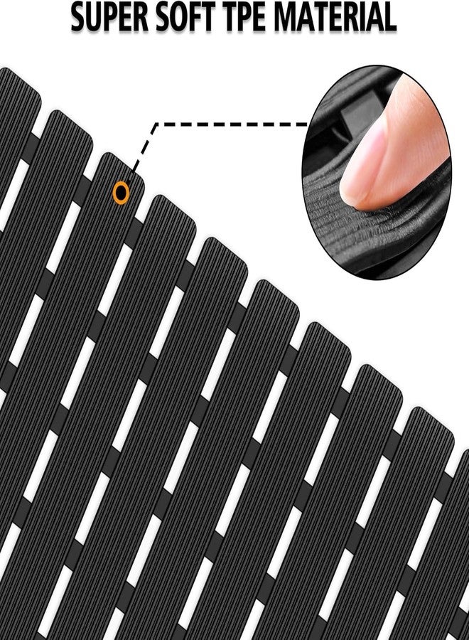 MBOSS Square Shower Mat for Inside Bathroom, Non Slip Bathtub Mat, 24 X 24 Inch Non Slip Shower Mat for Tub & Shower, Bathroom Essentials Safe, Easy to DIY Cut, Eco-Friendly Materials - Image 3