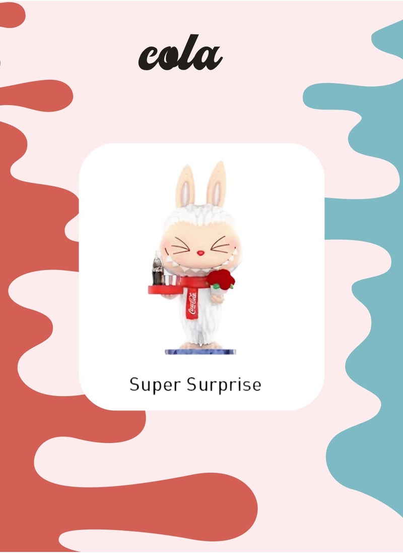 100% Authentic The Monster Coca Cola Labubu (Small Edition) Limited Collectible Vinyl Toy, Blind Box