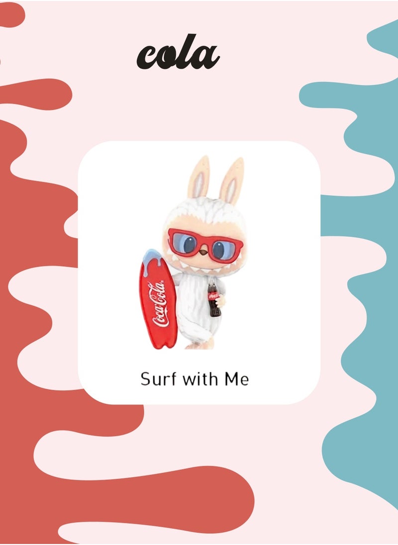 100% Authentic The Monster Coca Cola Labubu (Small Edition) Limited Collectible Vinyl Toy, Blind Box