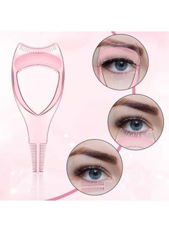 Patelai 7 Pieces Eyelash Mascara Tool Mascara Applicator Lash Guard Plasticeyelash Comb Separator Curler Tool Eyelash Tweezers Lash Extension For Women Girls (Black Pink)  - Image 4