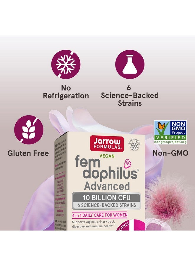 جارو فورملاز بروبيوتيك جارو فورميولاز فيم دوفيلوس للنساء - 10 مليارات وحدة تشكيل مستعمرة، بروبيوتيك مهبلي للنساء، يدعم المهبل والمسالك البولية والجهاز الهضمي، 30 كبسولة - Image 4