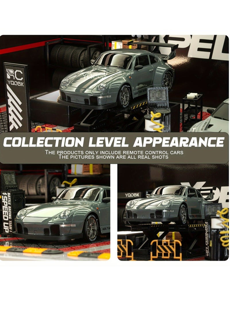 HOBB 1:24 Scale RC Drifting Car – High-Speed Remote Control Vehicle with LED Lights, 2.4GHz Wireless Controller and Rechargeable Battery - Image 5