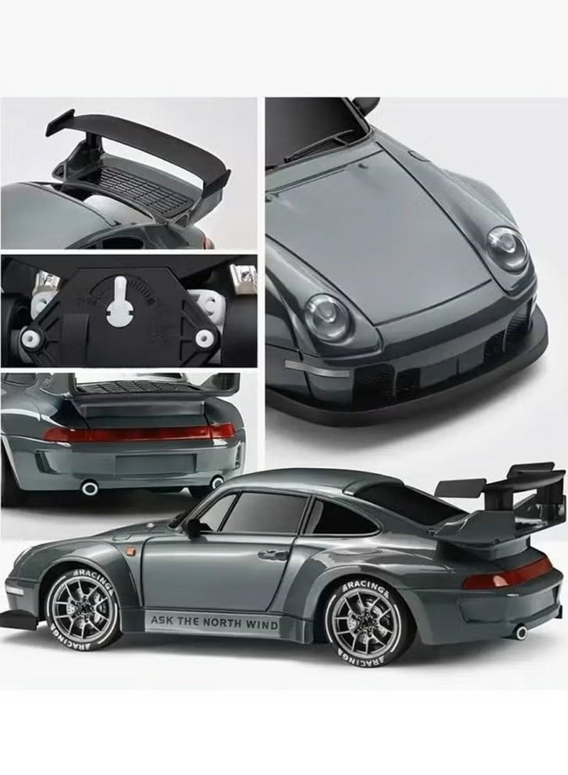HOBB 1:24 Scale RC Drifting Car – High-Speed Remote Control Vehicle with LED Lights, 2.4GHz Wireless Controller and Rechargeable Battery - Image 2