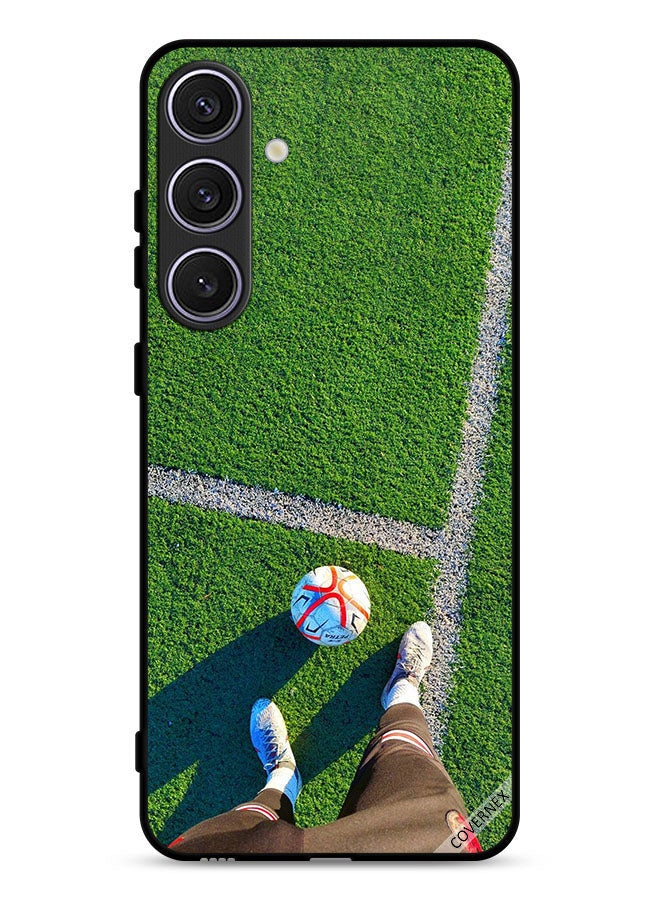 Covernex غطاء حماية لجهاز سامسونج جالاكسي S25 - كل الحب لكرة القدم - Image 1