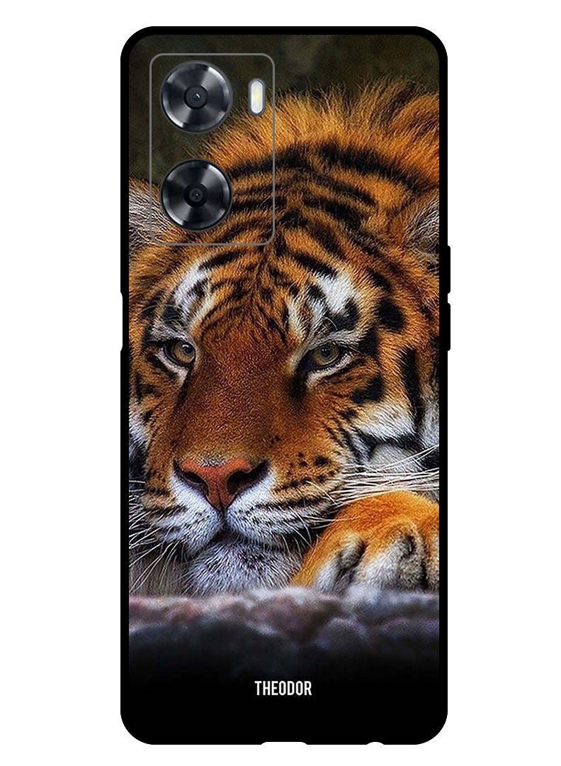 Theodor Protective Case Anti Scratch Shock Proof Bumper Cover For Oppo A57 4G Tiger - Image 1