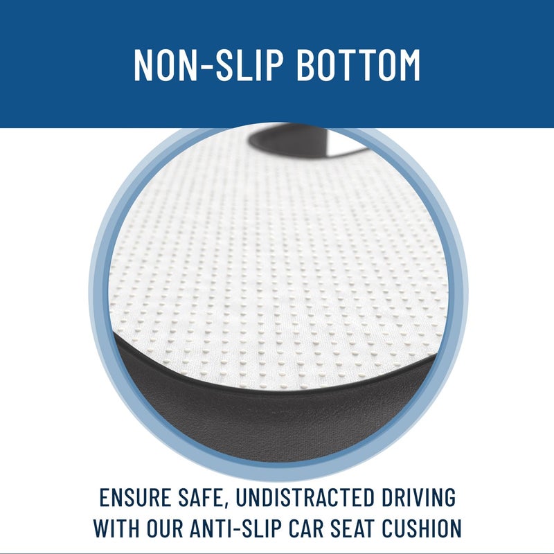 Everlasting Comfort Doctor Recommended Memory Foam Seat Cushions for Office Chairs - HSA FSA Eligible Tailbone Pain Relief Cushion, Sciatica & Back Support, Office Chair Cushion & Car Seat Cushion - Image 5