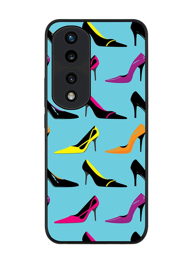 Stylizedd Rugged Black edge case for Honor 70 Pro Slim fit Soft Case Flexible Rubber Edges Anti Drop TPU Gel Thin Cover - Heel Story - Image 1