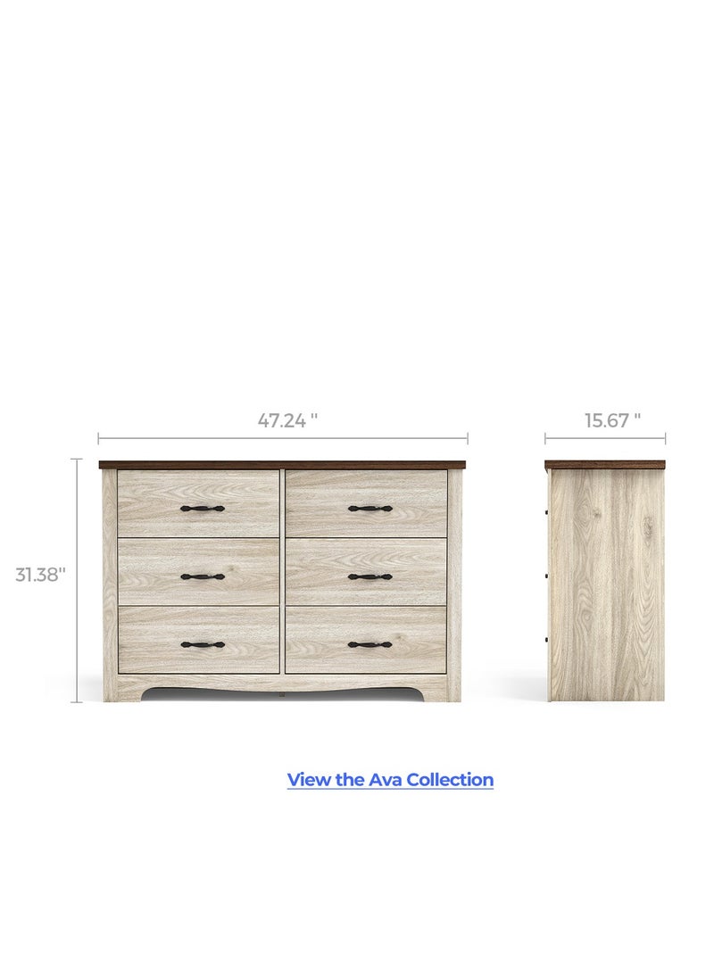 LINSY HOME - LINSY HOME -  Wood Dresser Chest, closet Cabinet With 5 Drawers , Dressers Organizer for Bed Room Living Room, Closet, Nursery,Beige  Color, size 67.7L*39.8W*108.4H cm - Image 1