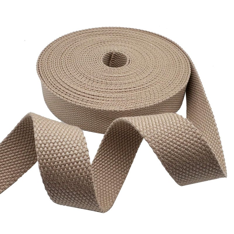 Dortrue 1 Inch Heavy Cotton Webbing 10 Yard Webbing Straps for Bags Handles,Tote Bag Webbingï¼ŒCloth Belt,Making Outdoor Supplies - Image 4