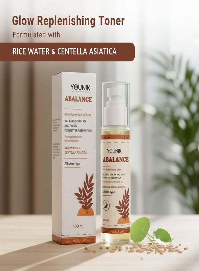 Younik Abalance Glow Replenishing Toner for Face, 100ml | Hydrating & Refreshing Facial Toner for Smooth Glowing Skin | Daily Skin Balancing Toner for Men & Women | Lightweight Skincare Mist - Image 2