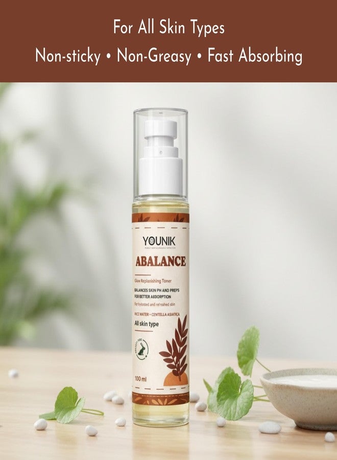 Younik Abalance Glow Replenishing Toner for Face, 100ml | Hydrating & Refreshing Facial Toner for Smooth Glowing Skin | Daily Skin Balancing Toner for Men & Women | Lightweight Skincare Mist - Image 4