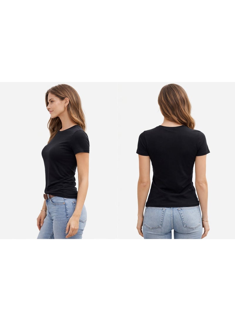 Carina Round Neck Short Sleeves (Cookies) - Image 2