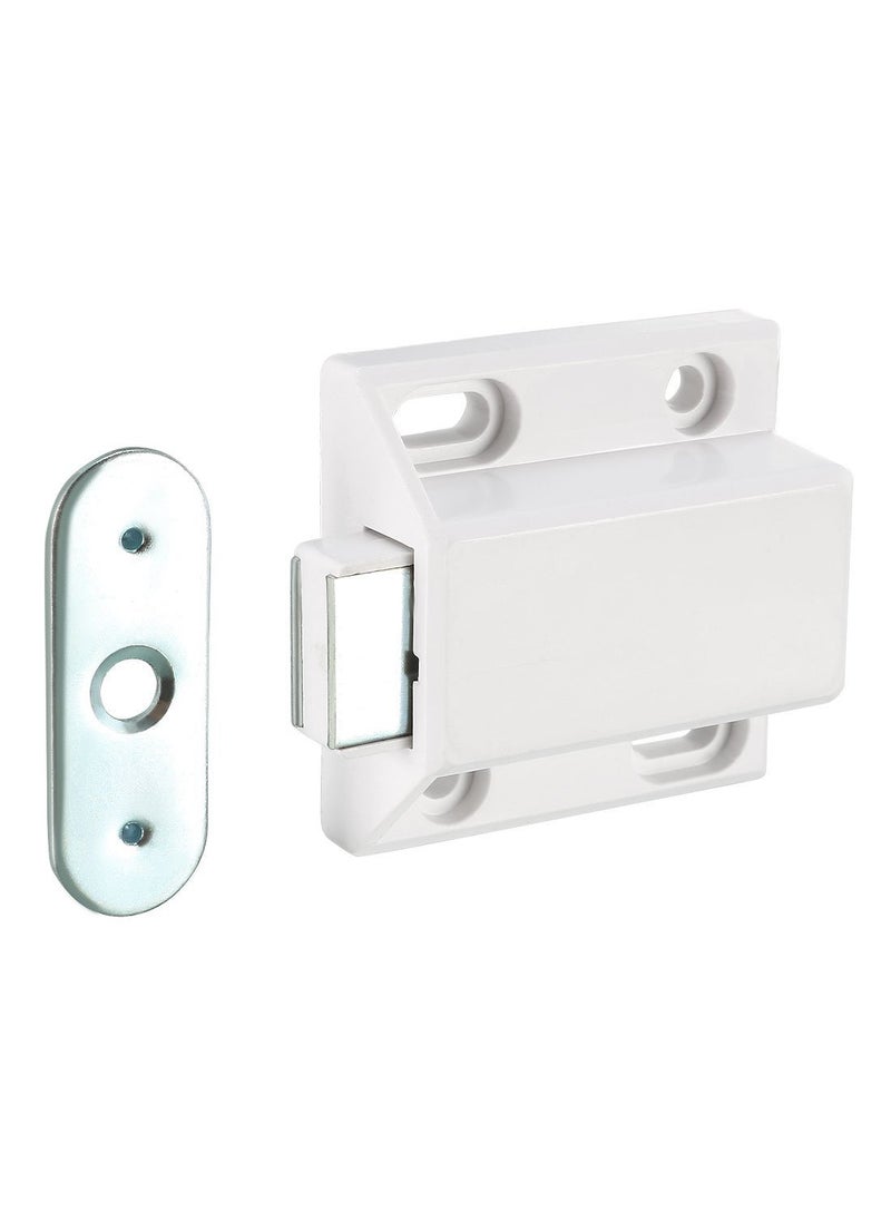TOUHIA TOUHIA Magnetic Touch Catch Latch Closures Plastic White for Cabinet Door Shutter5Pcs  - Image 1