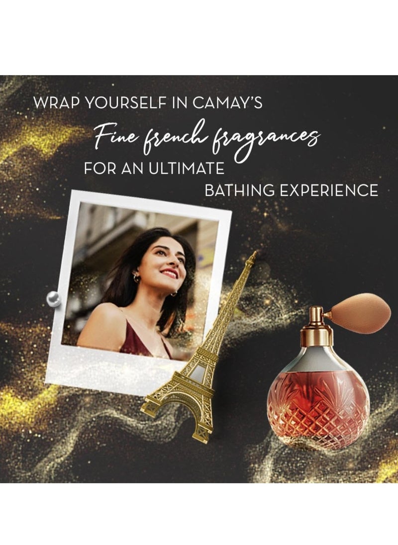 Camay Camay Chic International Beauty Bath Bar | Beauty Bathing Soap | French Fragrance | For All Skin Types 125g  - Image 4