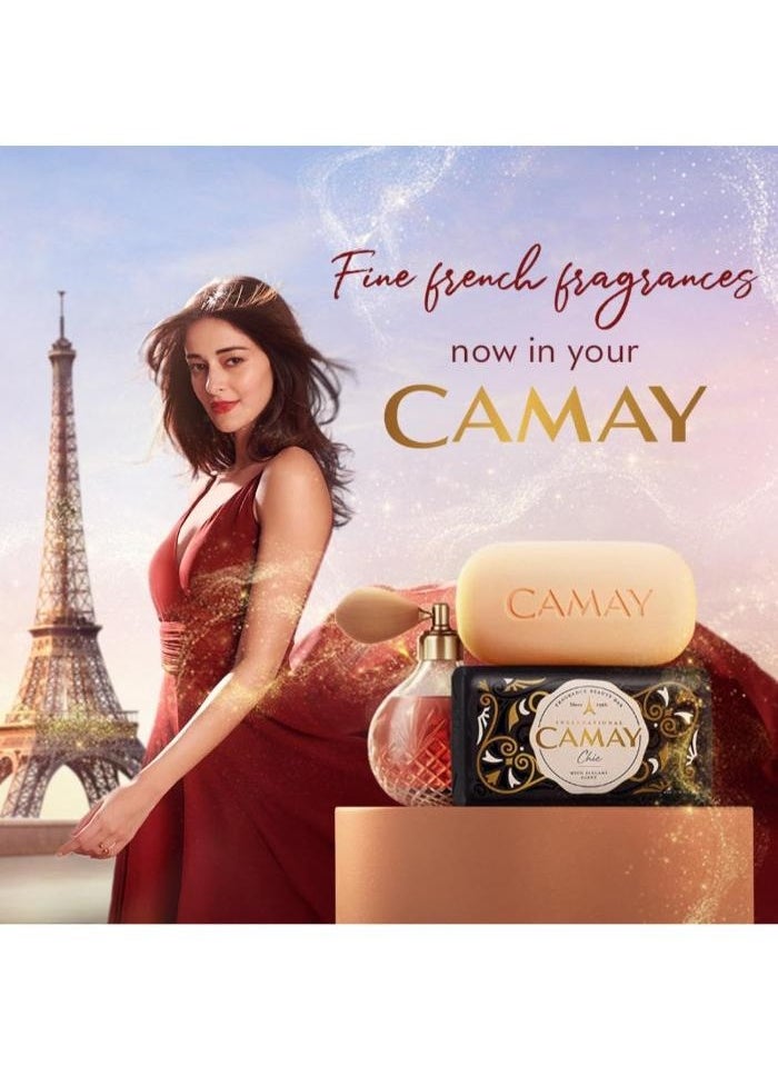 Camay Chic International Beauty Bath Bar | Beauty Bathing Soap | French Fragrance | For All Skin Types 125g - pzsku/Z57B42E7DA306D9353FB6Z/45/_/1732525607/42b3468b-4aa0-4441-93e6-550328aaa597