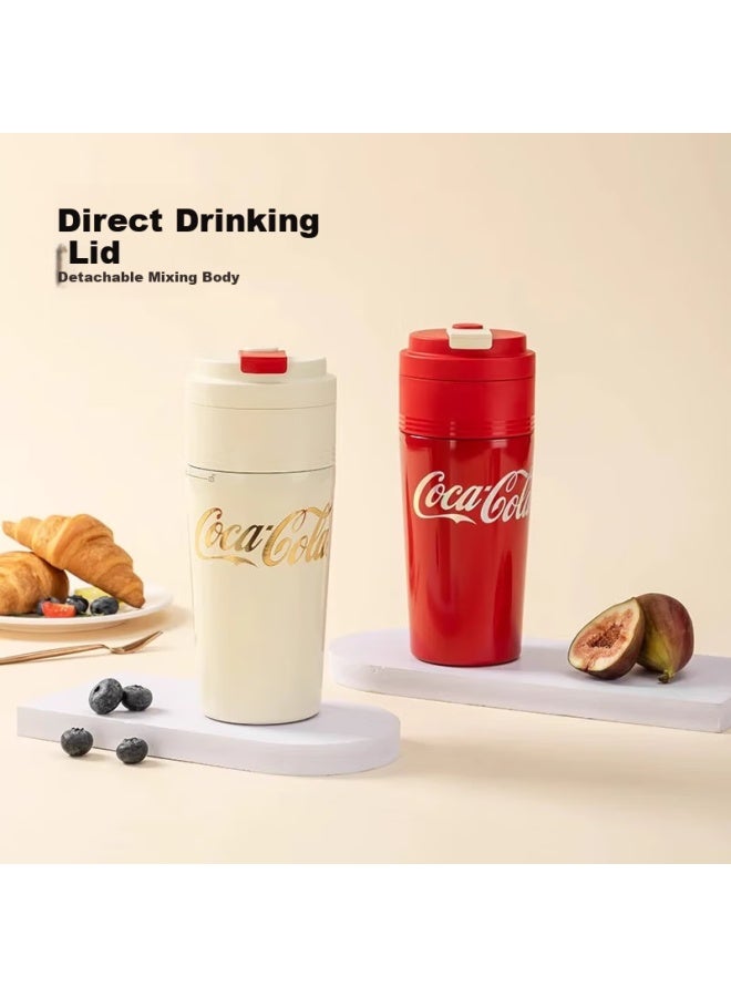 Coca-cola Star Edition Portable Mini Electric Juicer Household Small Portable Fruit Juicer Wireless New White Ah-60gz03jw - Image 2