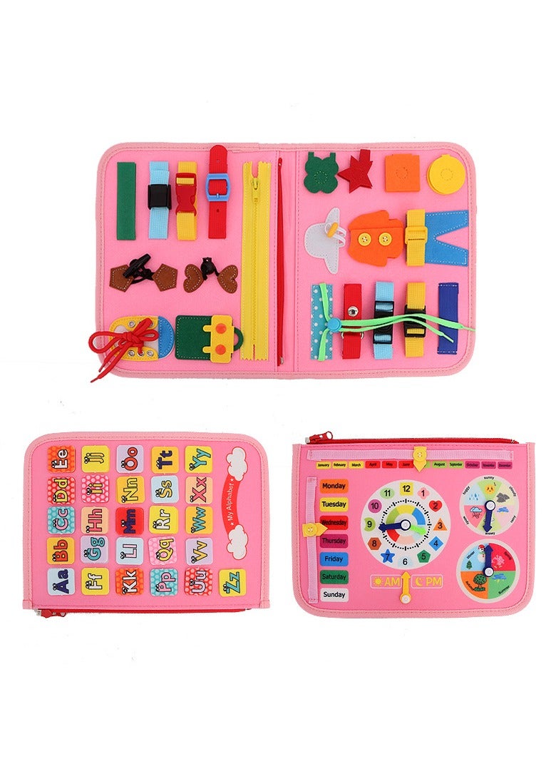 Sensory Toddler Busy Activity Board