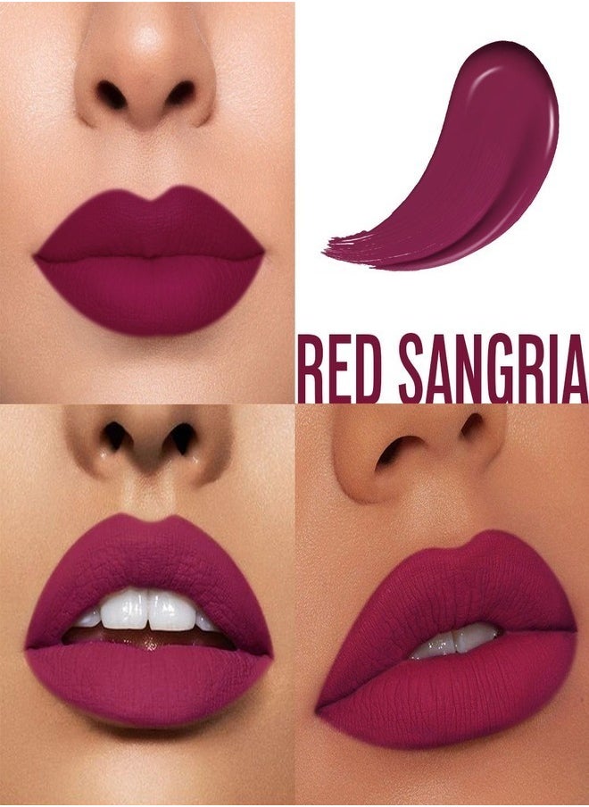 MILANI - Milani Color Statement Matte Lipstick 21 Sangria Cruelty-Free Nourishing Lipstick in Vibrant Shades 5g - Image 1