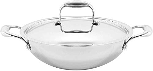 Regalo Triply Dishwasher Safe| Wok|Kadai|(with S.S Lead) (26 C.M- 3.6Ltr) - Image 1
