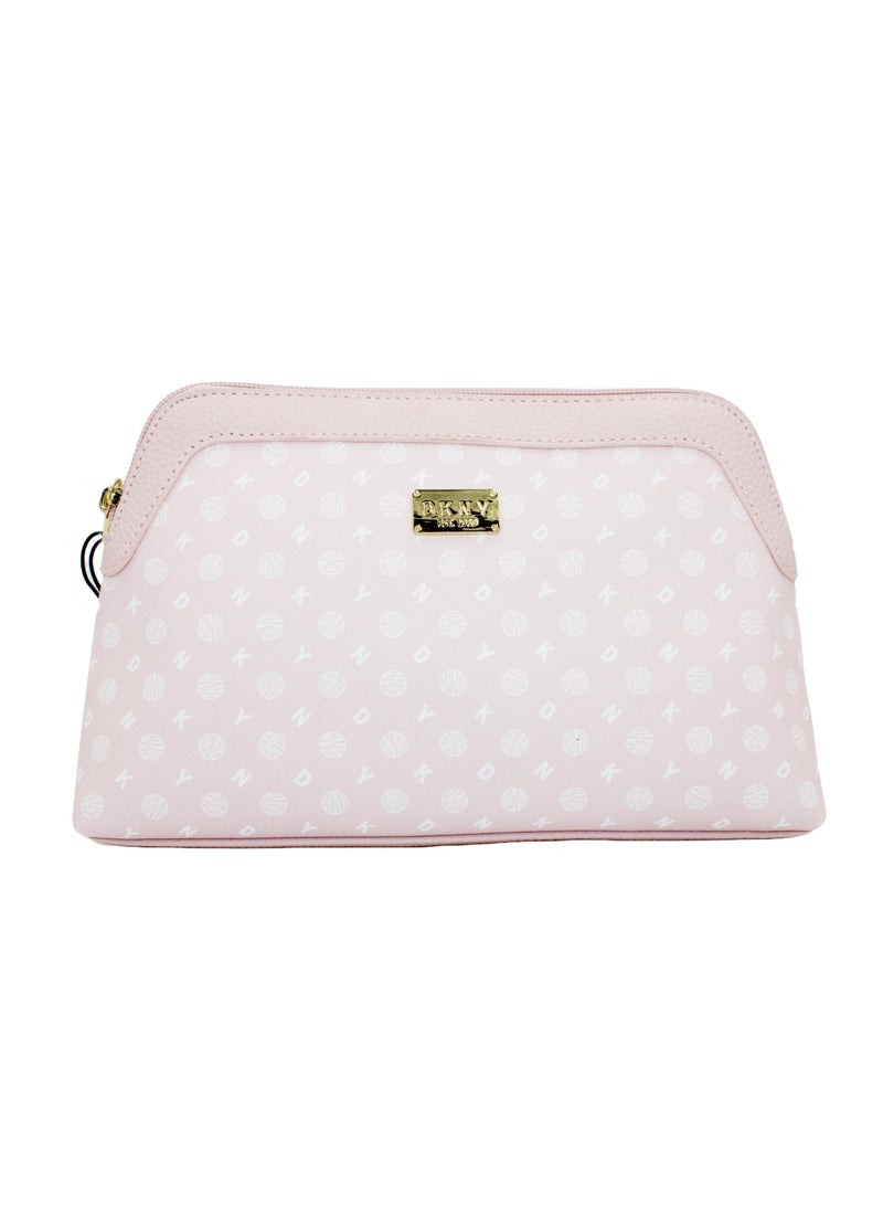 دكني حقيبة مستحضرات التجميل ليجاسي من دي كيه إن واي، حقيبة مكياج للسفر صغيرة، حقيبة تخزين مستحضرات التجميل صغيرة مقاومة للماء وخفيفة الوزن، حقيبة مكياج صغيرة، حقيبة أدوات الزينة للسفر - Image 1