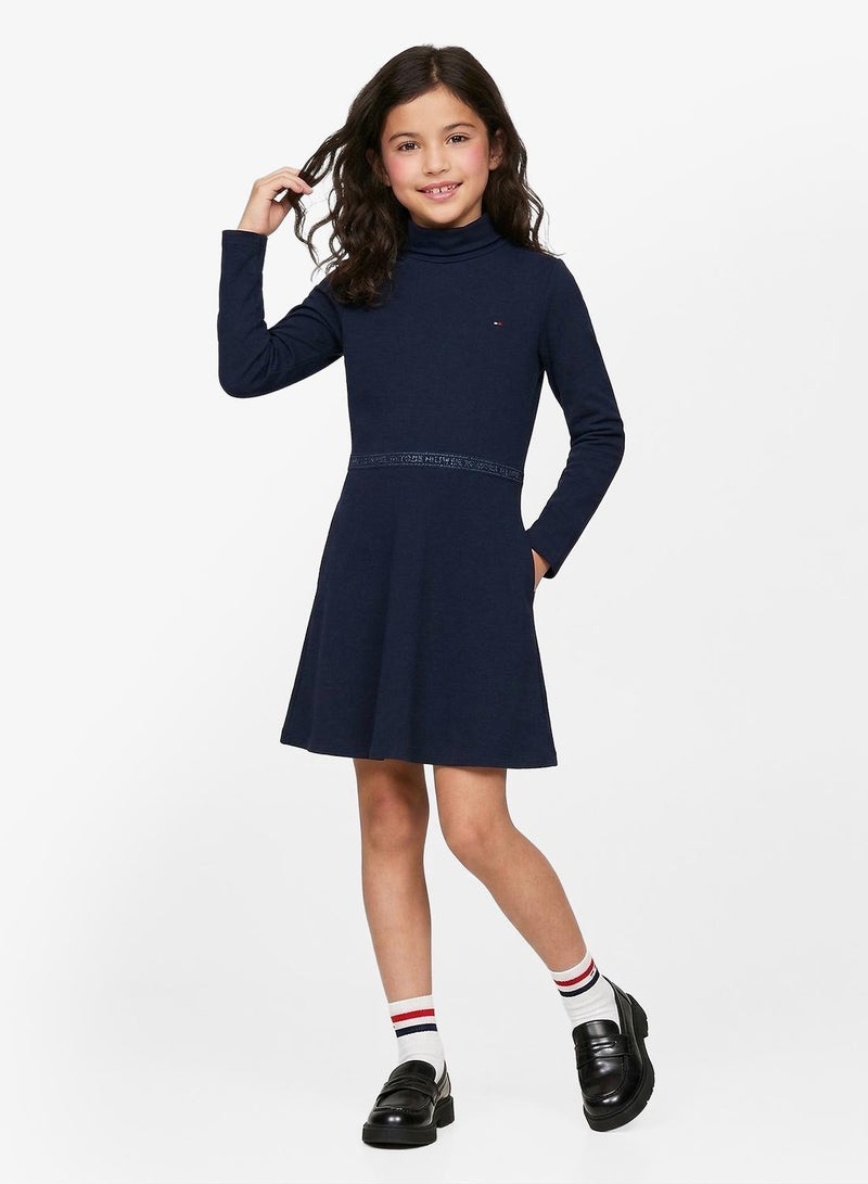 TOMMY HILFIGER Kids Essential Skater Dress - Image 1