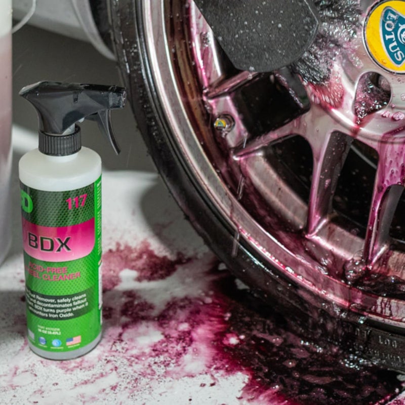 3D BDX Iron Remover – Fast Acting Fallout & Brake Dust Cleaner | Purple Color-Changing Spray for Wheels & Paint | Acid-Free | Made in USA | Car Detailing | 16 oz - Image 4